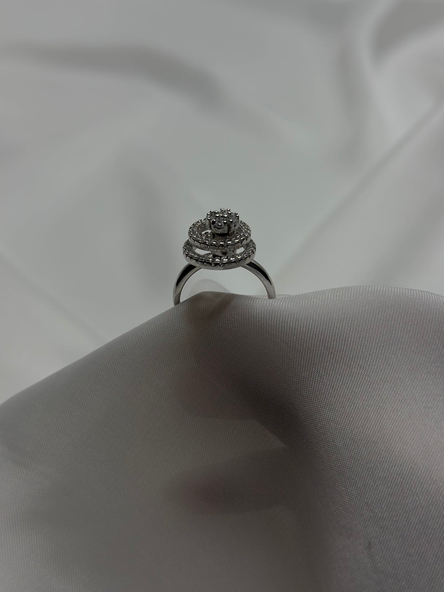 Twilight spiral ring