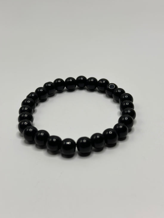 Men's Black Pearl Bracelet Large