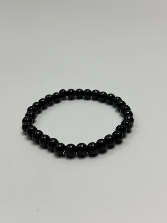 Men's Black Pearl Bracelet Large