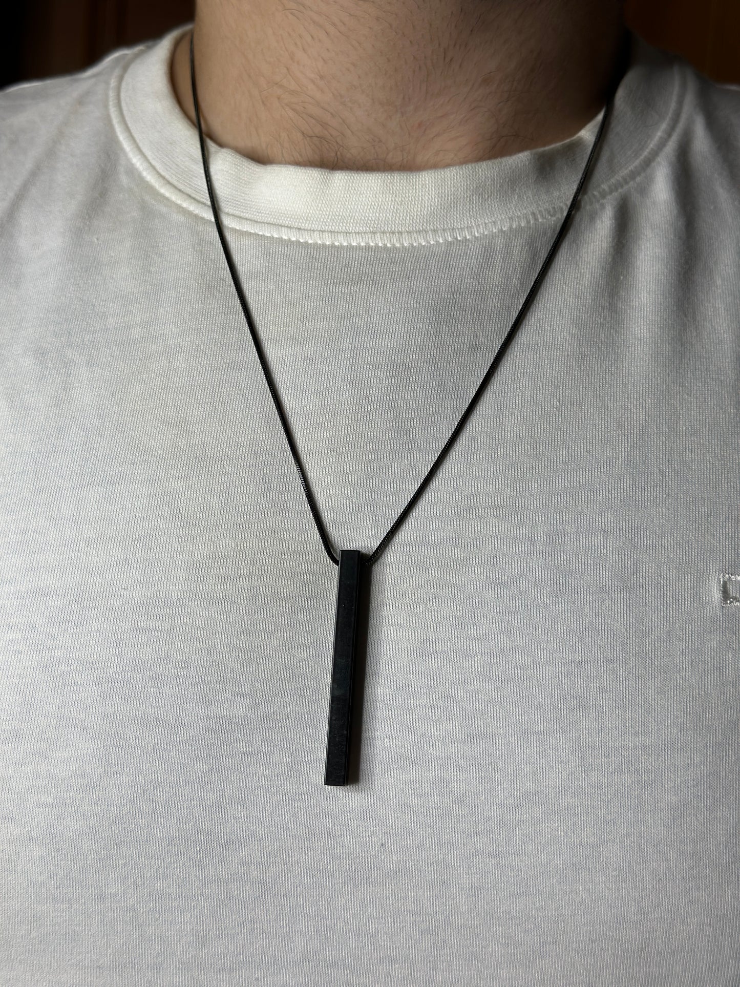 Men's Rectangle Bar Pendant