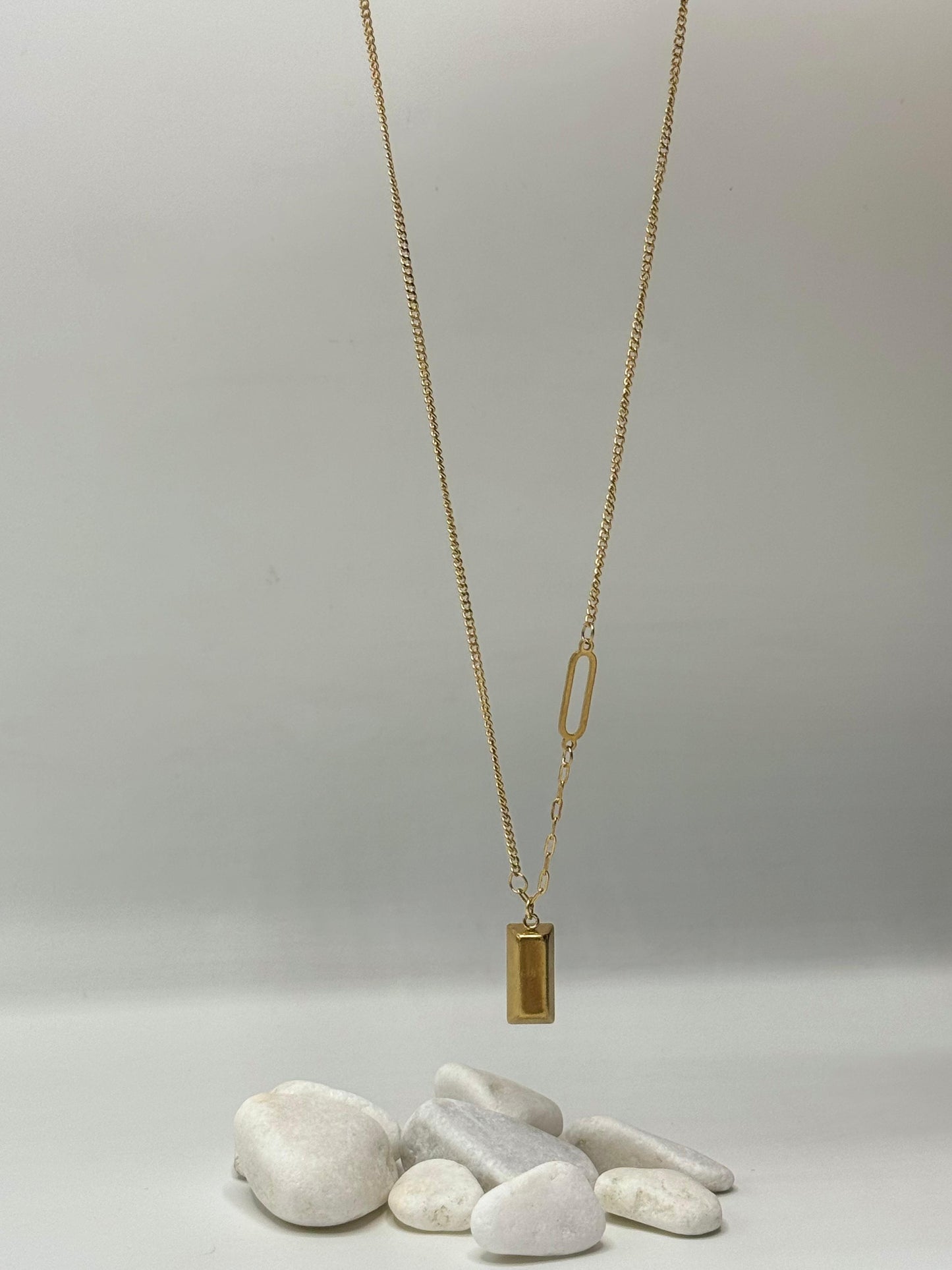 Gold Brick Pendant